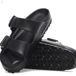 Black Plastic Birkenstock Sandal - Arizona